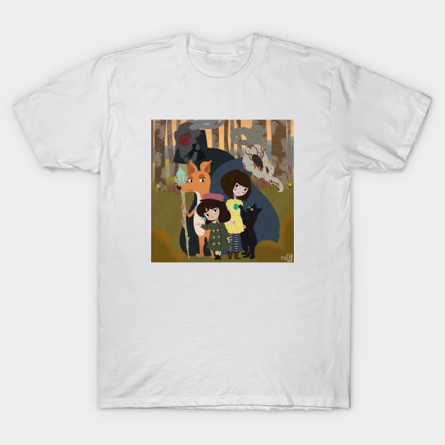 little misfortune and fran bow T-Shirt by SosiCreatesArt